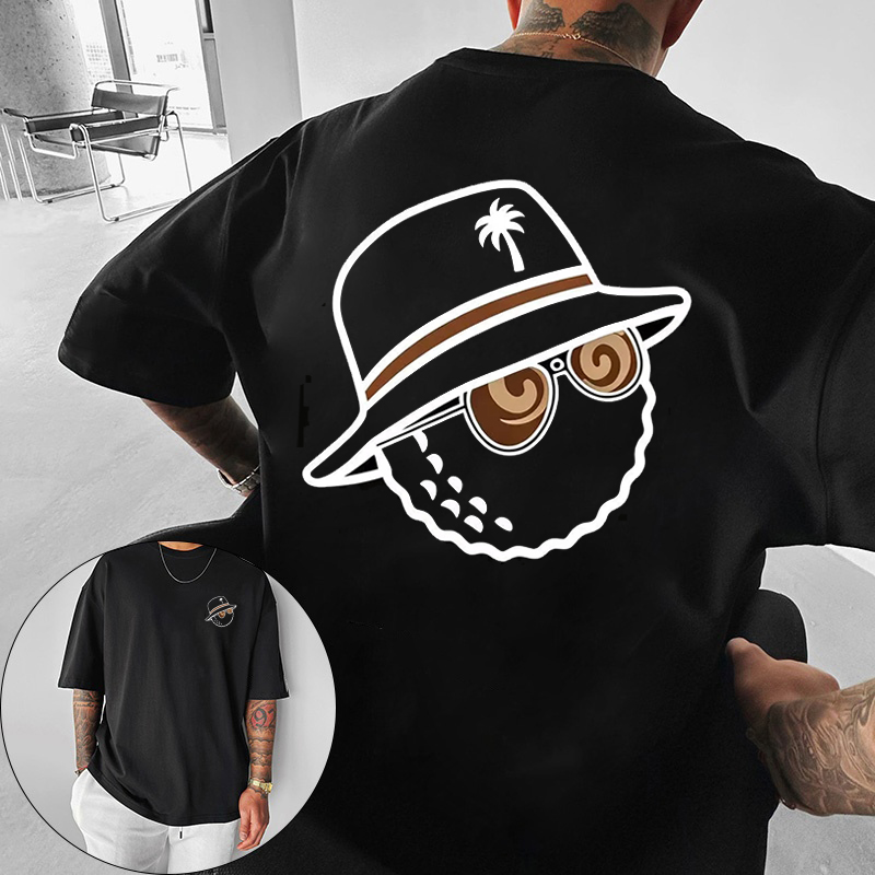 Streetwear Brand Clothing - Unisex Trendy Graphic T-shirt with Bucket