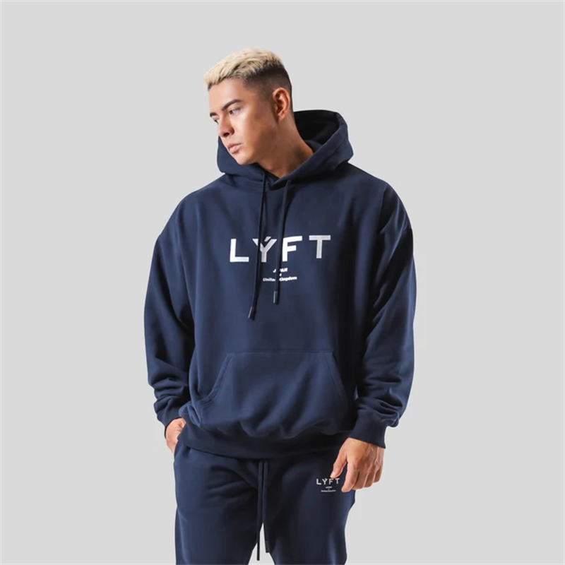 Streetwear Brand In Japan - LYFT Classical LOGO Men Hoodies Winter