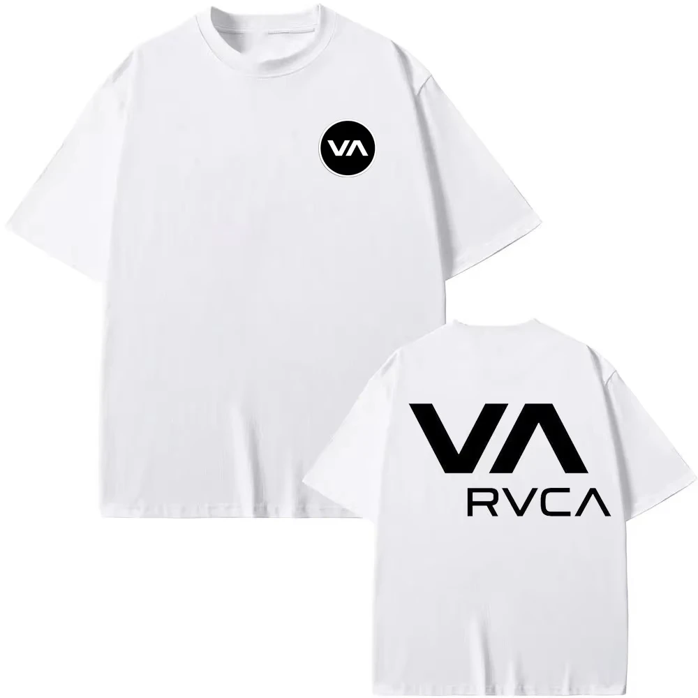 Streetwear Brand Clothing - RVCA T Shirt Black Tee Summer