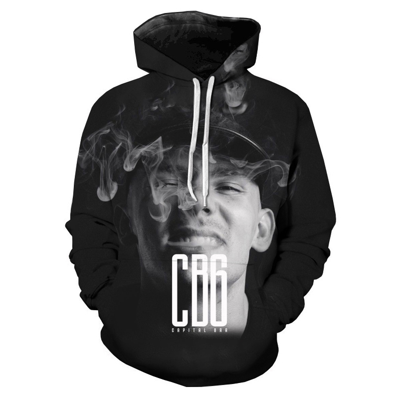 Rapper CB6 Printed Hoodies Men - Streetwear Brand Tracksuit recension och pris
