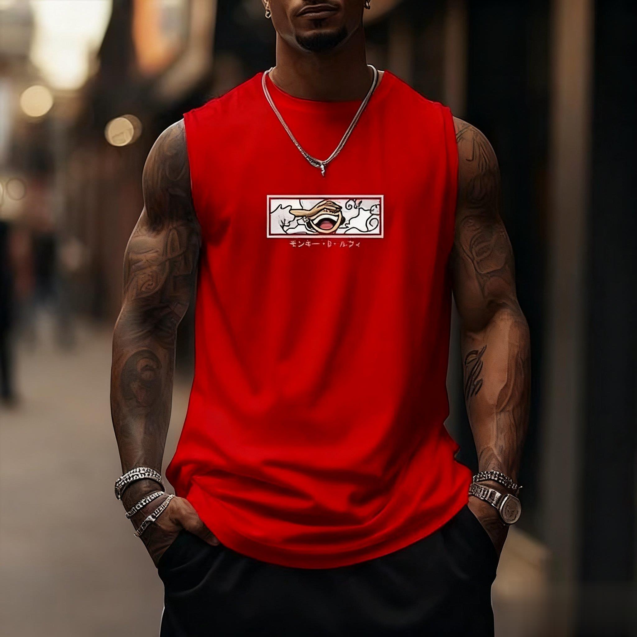One Piece Luffy Gear 5 Tank To - Streetwear Brand In Japan recension och pris