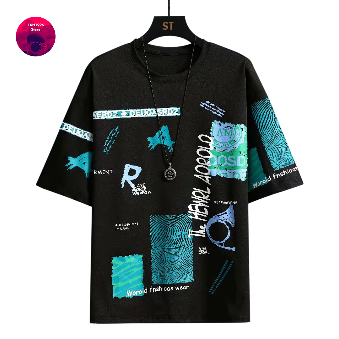 Men Harajuku Graphic Black Sum - Streetwear Brand In Japan recension och pris